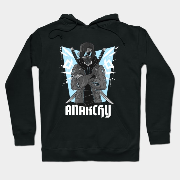 Anarchy Hoodie by Lucky Misfits